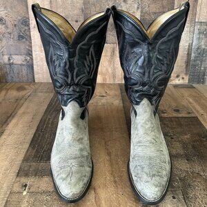 Tony Lama Vintage Gold Label Shrunken Shoulder Cowboy Boots Men’s 11.5 D